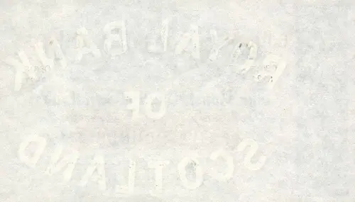 Scottish 5 Pound Royal Bank of Scotland Banknote Front Issued 1952 Accepted For Exchange