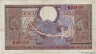 Belgian 1000 Franc Banknote (type Londres 1943) Front Issued 1943 accepted for exchange