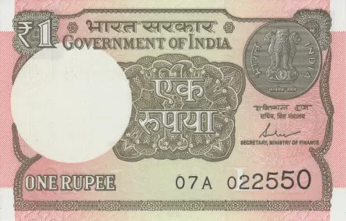 1 Indian Rupee Banknote First Issued 2015 Front  Accepted For Exchange