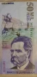 50000 Colombian Pesos Banknote (Jorge Isaacs Ferrer) First Issued 2000 Front Accepted For Exchange