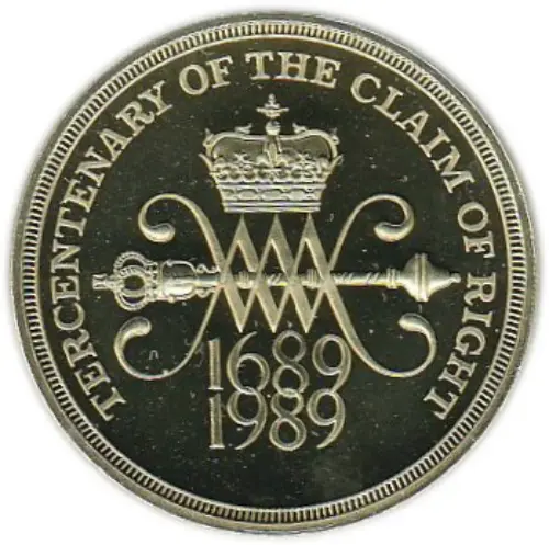 British 2 Pounds Coin Front Issued 1986 accepted for exchange