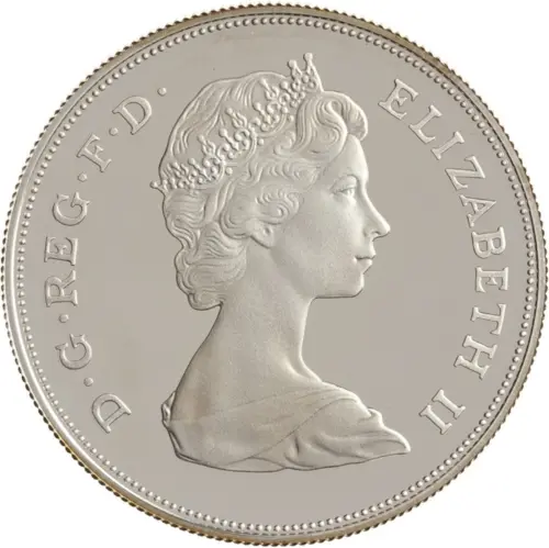 British  Royal Wedding Crown Charles and Diana 1981 Obverse accepted for exchange