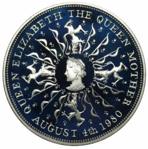 British Crown coin Queen Mother 80th Birthday 1980 Obverse accepted for exchange