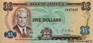 5 Jamaican Dollar Banknote (Norman Manley) First Issued 1970 Front Accepted For Exchange