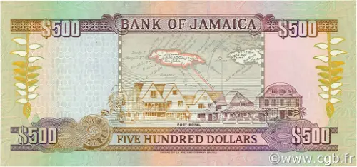 500 Jamaican Dollar Banknote (Nanny Maroons) First Issued 1994 Front Accepted For Exchange
