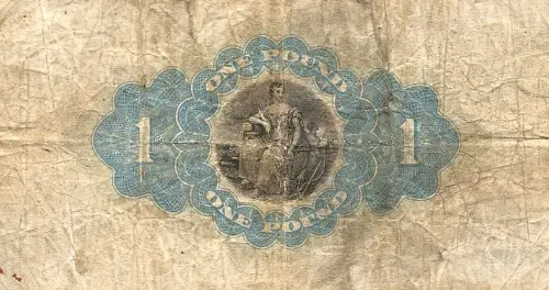 Northern Ireland 1 Pound Bank of Ireland Banknote Front Issued 1940