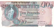 Northern Ireland 10 Pound Bank of Ireland Banknote Front Issued 2008