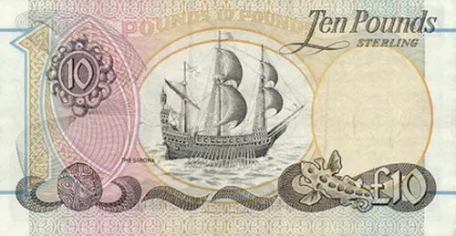 Northern Ireland 10 Pound First Trust Bank Banknote Front Issued 1996 Accepted For Exchange