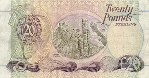 Northern Ireland 20 Pound First Trust Bank Banknote Front Issued 1996 Accepted For Exchange