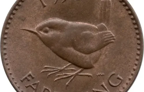 British pre-decimal Farthing Obverse Issued 1860 Accepted for exchange