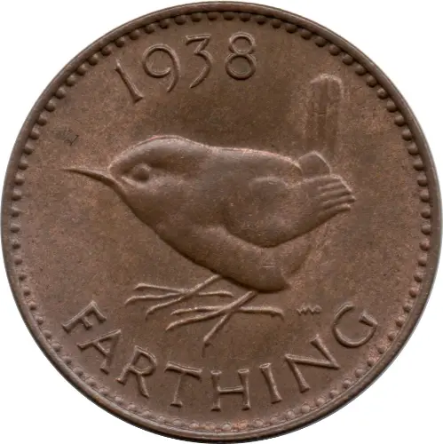British pre-decimal Farthing Obverse Issued 1860 Accepted for exchange