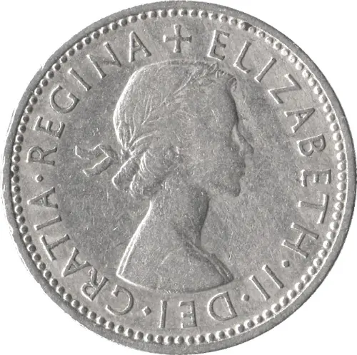 British Pre-Decimal One Shilling Coin Obverse Side Accepted For Exchange