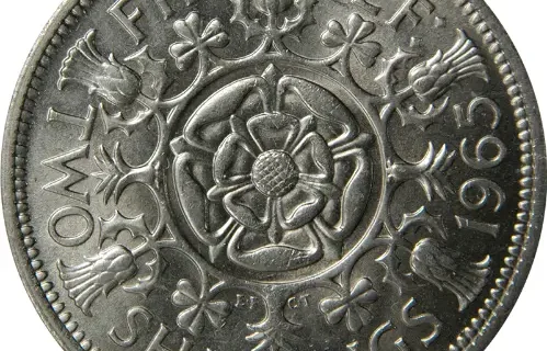 British two Shilling Coin Obverse Issued 1837 Accepted for exchange
