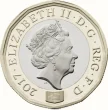 New one pound coin obverse 2017 accepted for exchange
