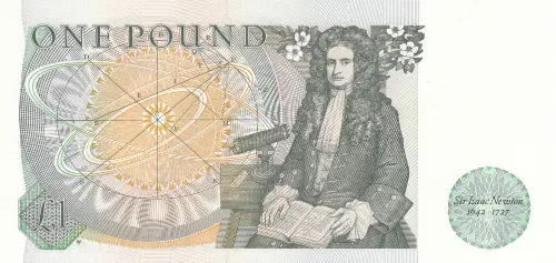 British 1 Pound Note Front Issued 1978 accepted for exchange