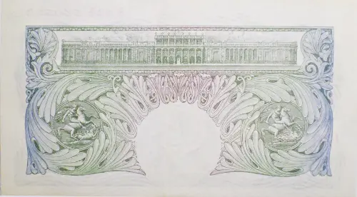 British 1 Pound Banknote (Britannia Green) Issued 1928 Front accepted for exchange