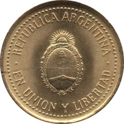 Argentine Peso 10 Centavos Coin Front Issued 1992 Accepted for Exchange