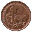 Australian 1 Cent Coin Obverse