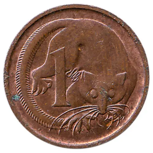 Australian 1 Cent Coin Obverse