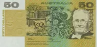 Australian 50 dollar banknote 1973 Lord Howard Walter Florey front accepted for exchange