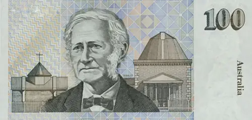 Australian 100 dollar banknote (Sir Douglas Mawson) 1984 front side accepted for exchange