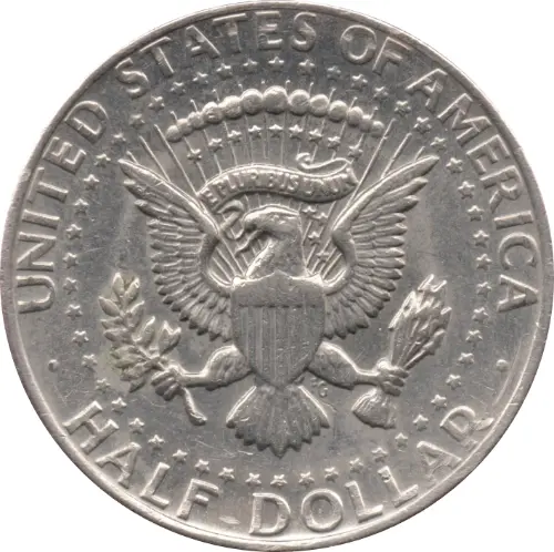 50 Cent American Dollar Coin (John F. Kennedy) Issued 1971 Front Accepted For Exchange