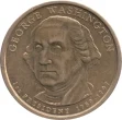 1 Dollar George Washington Presidential Coin Issued 2007 Front Accepted For Exchange