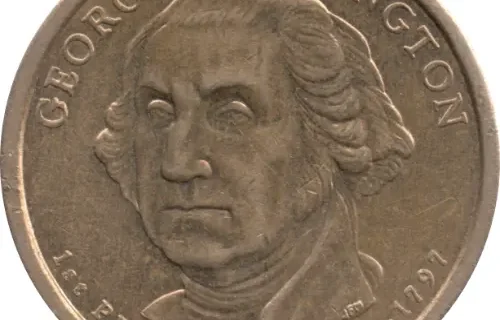 1 Dollar George Washington Presidential Coin Issued 2007 Front Accepted For Exchange