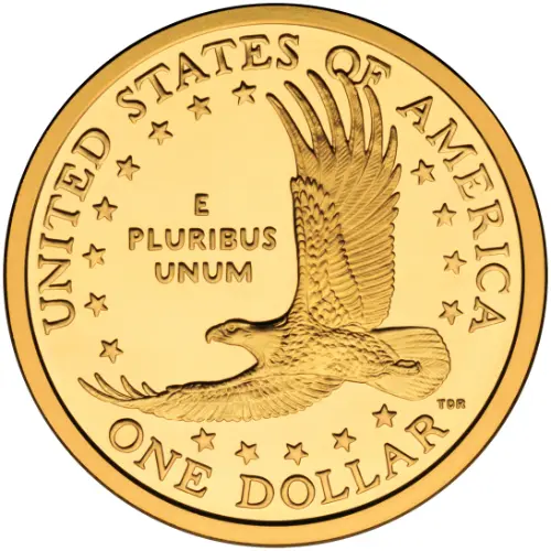 1 Dollar Sacagawea Dollar Coin Issued 2000 Back 1 Dollar Sacagawea Dollar Coin Issued 2000 Front Accepted for Exchange