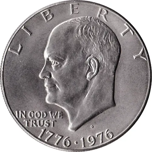 1 Dollar Eisenhower Coin Issued 1975 Front Accepted For Exchange