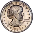1 Dollar Coin (Susan B. Anthony) Front Issued 1971 Accepted For Exchange