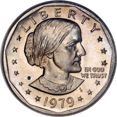 1 Dollar Coin (Susan B. Anthony) Front Issued 1971 Accepted For Exchange