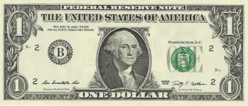 United States of America 1 Dollar Banknote Front Issued 1963 Accepted For Exchange