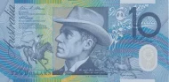 Australian 10 dollar banknote (Andrew Barton Paterson) 1993 front accepted for exchange