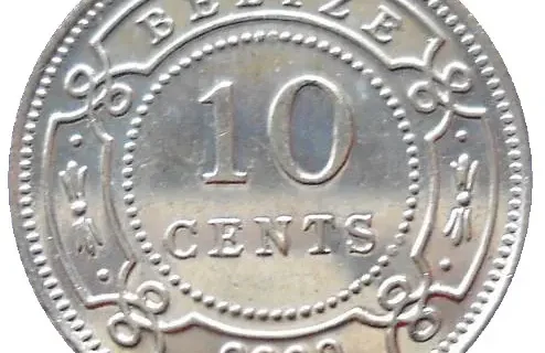 10 Cent Belize Dollar Front Issued 1973 Accepted For Exchange