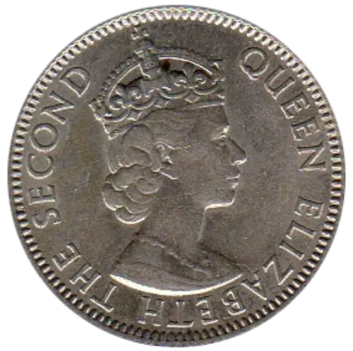 25 Cent Belize Dollar Front Issued 1973 Accepted For Exchange