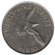 25 Cent Bermuda Dollar Coin Issued 1970 Front Accepted For Exchange