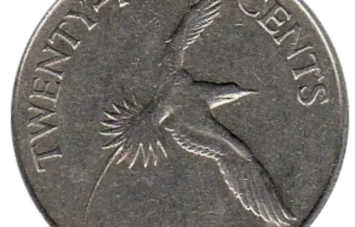 25 Cent Bermuda Dollar Coin Issued 1970 Front Accepted For Exchange