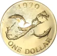 1 Bermuda Dollar Coin Issued 1970 Front Accepted For Exchange