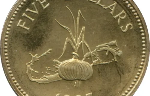 5 Bermuda Dollar Coin Issued 1983 Front Accepted For Exchange