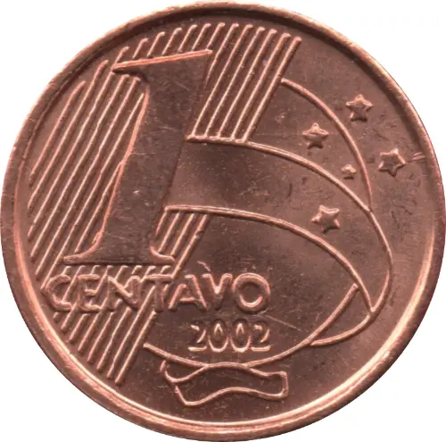 1 Brazil Centavo Coin Front First Issued 1998 Accepted For Exchange