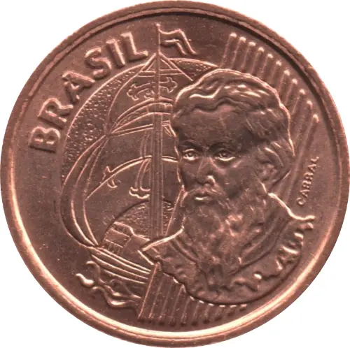 1 Brazil Centavo Coin Front First Issued 1998 Accepted For Exchange