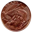 5 Brazil Centavo Coin Front First Issued 1994 Accepted For Exchange