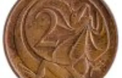 Australian 2 Cent Coin Obverse