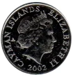 10 Cent Cayman Island Dollar Coin Front Issued 1972 Accepted For Exchange