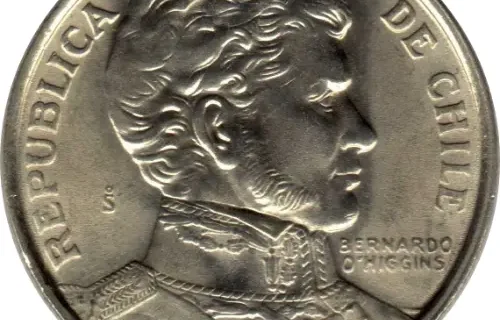 1 Chilean Peso Coin Issued 1975 Front Accepted For Exchange