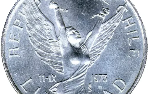 10 Chilean Peso Coin Issued 1981 Front Accepted For Exchange