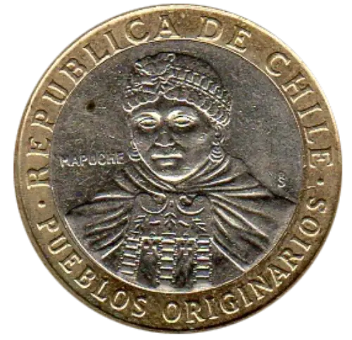 100 Chilean Peso Coin Issued 2001 Front Accepted For Exchange