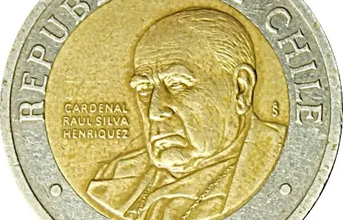 500 Chilean Peso Coin Issued 2000 Front Accepted For Exchange