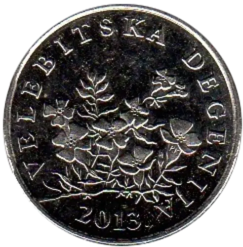 50 Lipa Croatian Kuna Coin Issued 1993 Front Accepted For Exchange